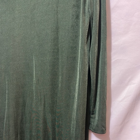Mango Green Sheath Long Sleeve Dress - Picture 4 of 7